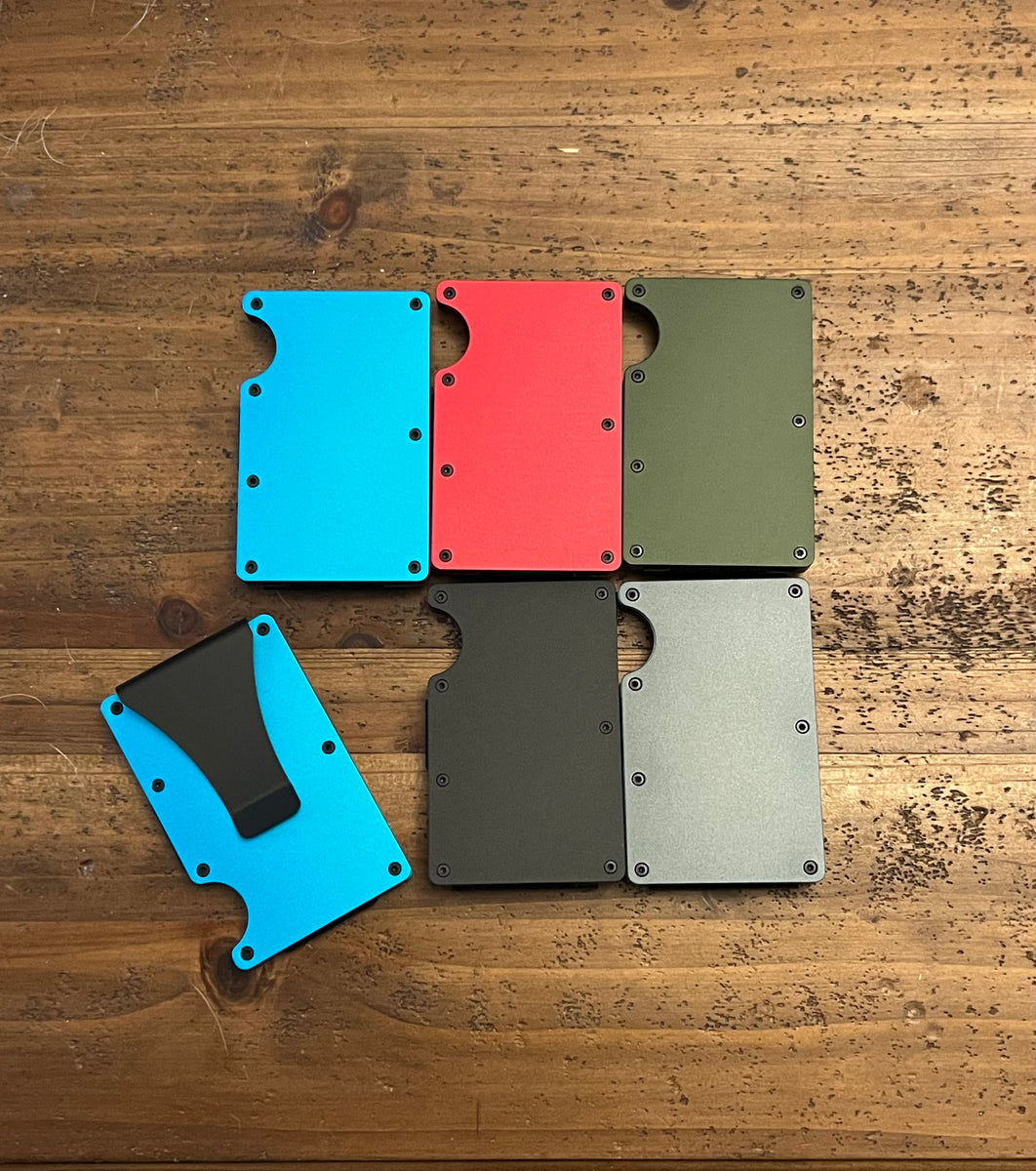 Blank RFID Blocking Metal Wallet w/ Money Clip LaserBeast Lab