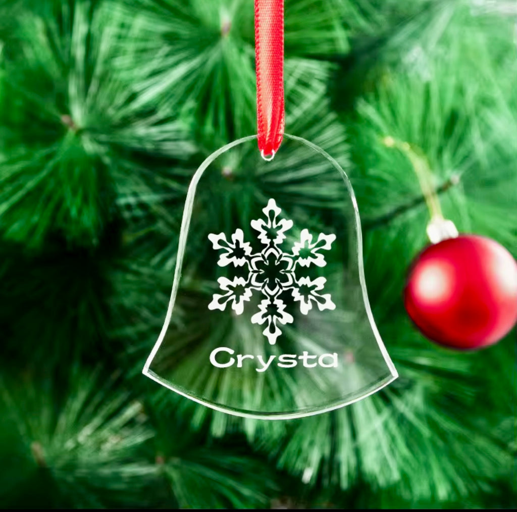 Blank Crystal Holiday Ornaments - Shapes