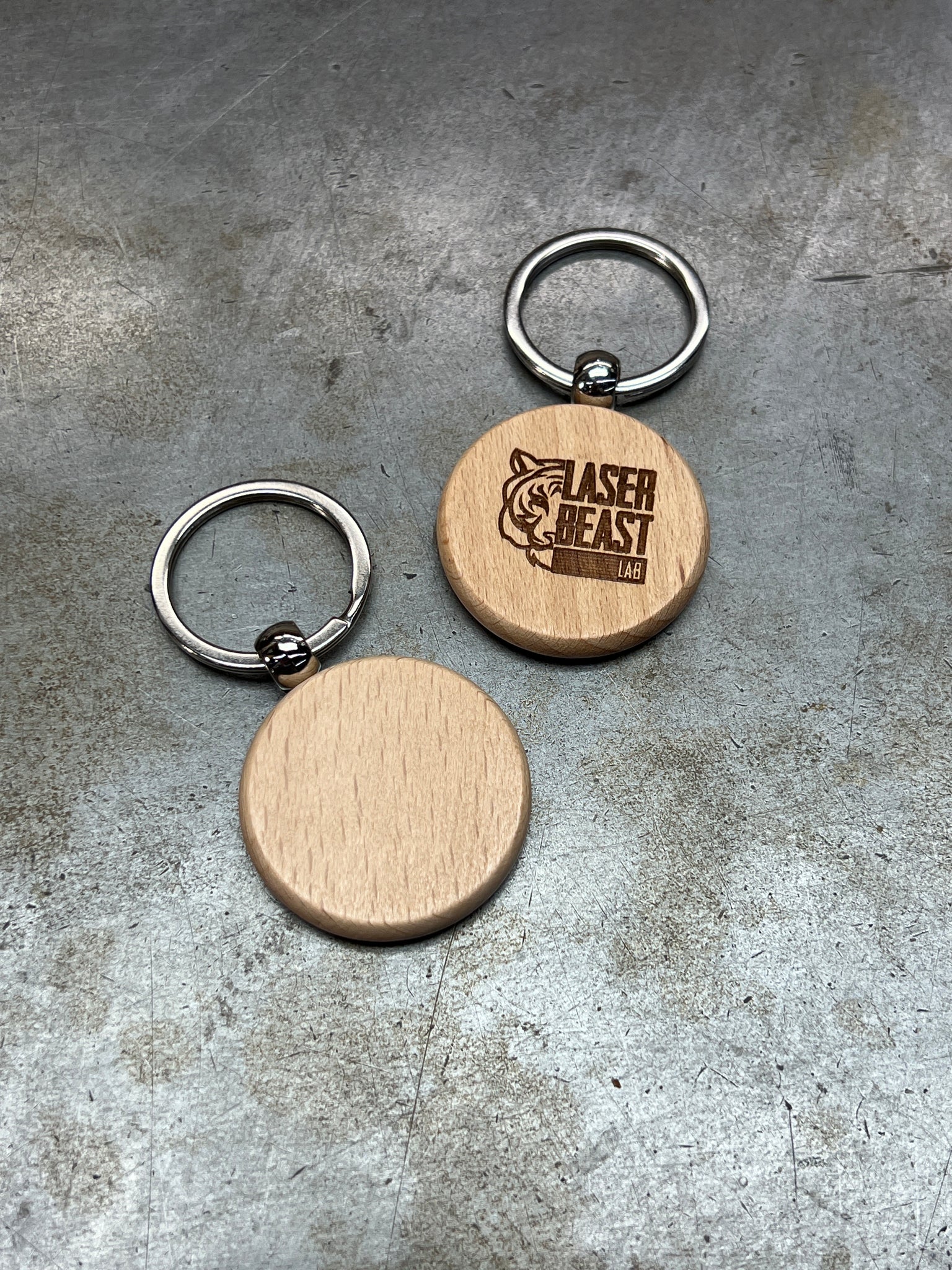 Blank Wood Keychains LaserBeast Lab