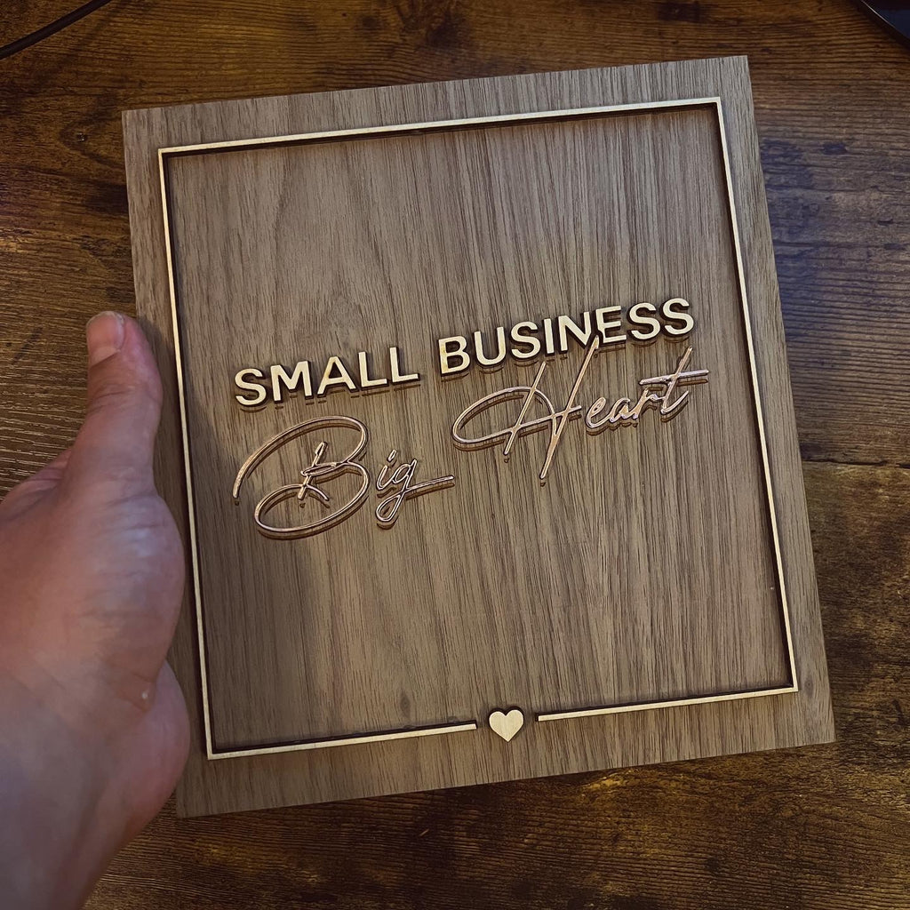 SVG File: Small Business Big Heart