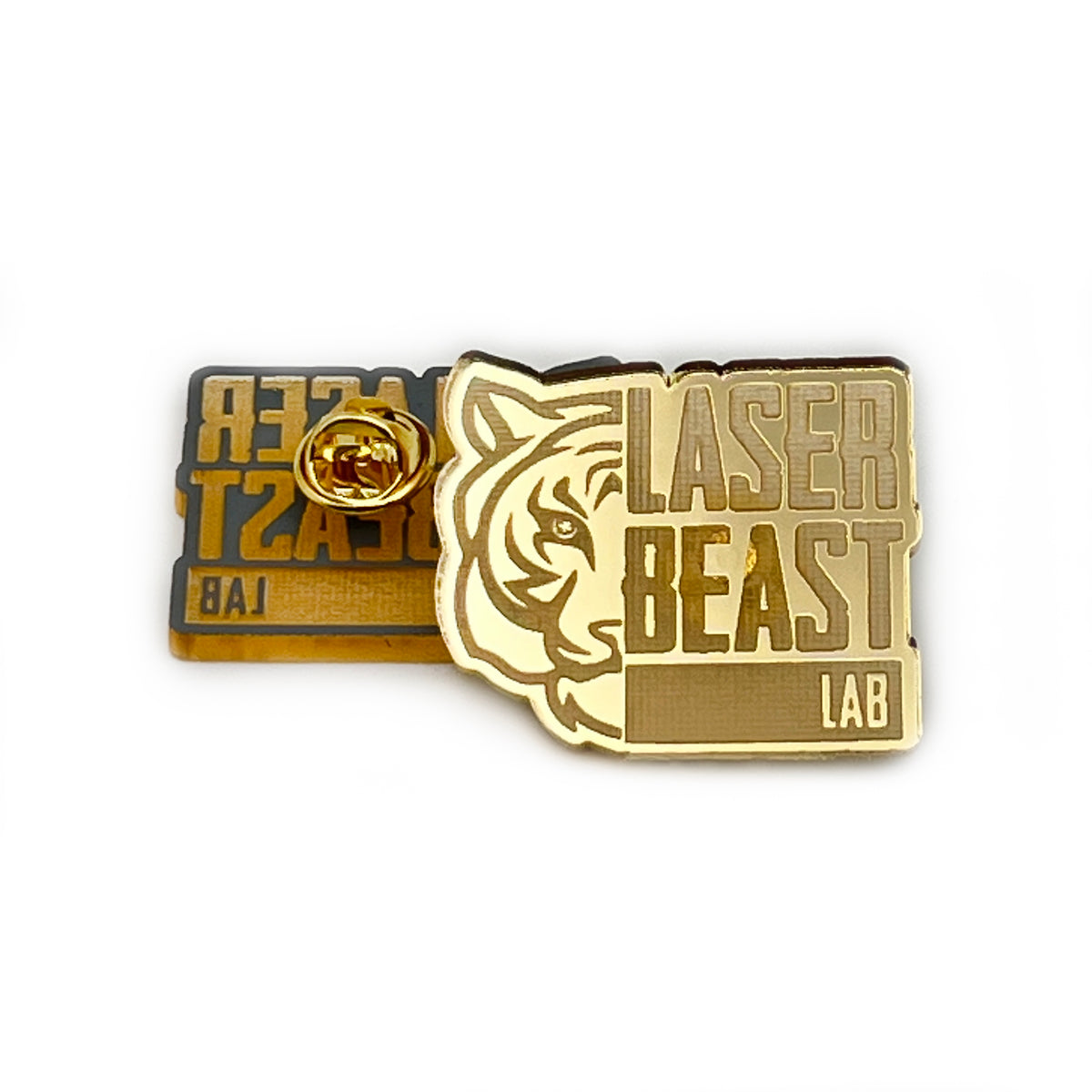 Acrylic Mirror Pins LaserBeast Lab