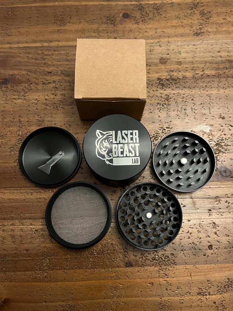 Blank metal multi-layer “herb” grinder – LaserBeast Lab