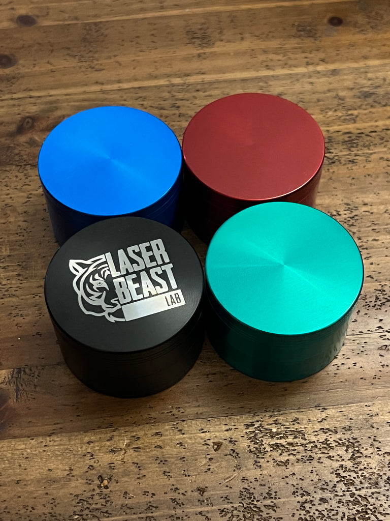 Blank metal multi-layer “herb” grinder – LaserBeast Lab