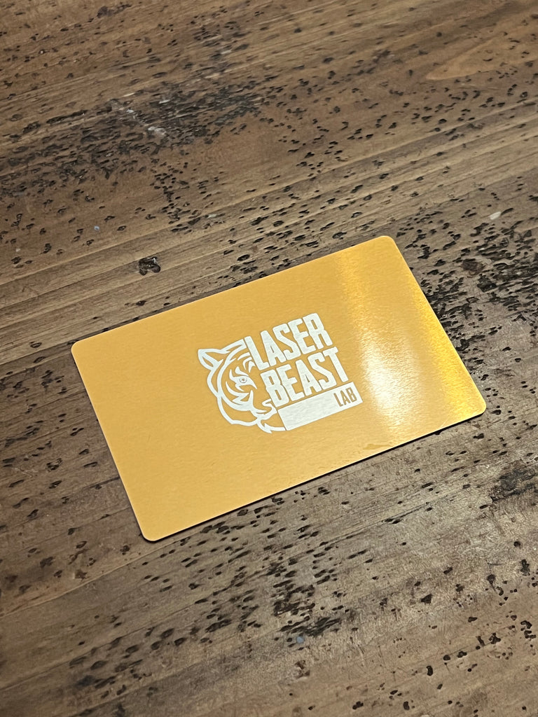 Metal business cards – LaserBeast Lab